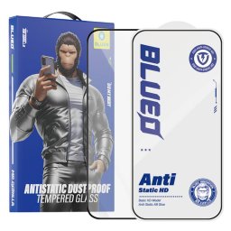 Folie Protectie Blueo Anti-Static HD Apple iPhone 16 Plus / 15 Plus Sticla Securizata Full Glue