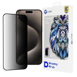 Folie Protectie Lito D+ Pro Apple iPhone 15 Pro Max Sticla Securizata Full Glue
