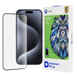 Folie Protectie Lito D+ Pro Dustproof Apple iPhone 15 Pro Sticla Securizata Full Glue