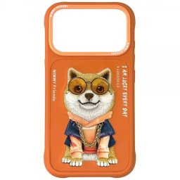 Husa Nimmy Glasses Cool Dog iPhone 17 Pro Max Orange