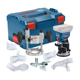 Bosch - GKF 18V-8 - Masina de frezat fara acumulatori si incarcator, Li-Ion, 18 V, - Ah, 6, 6.35, 8 mm, valiza speciala