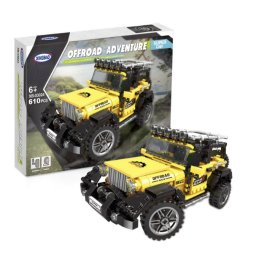Joc de constructie Offroad Adventure 4x4, suspensii si mecanisme mobile, 610 piese, +6 ani
