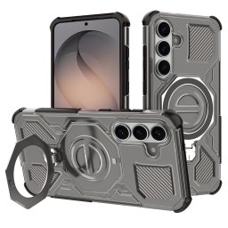 Husa de protectie Techsuit Carbon Shield PRO compatibil cu Samsung Galaxy S26, Negru Fumuriu