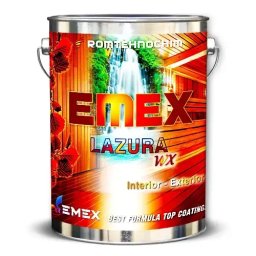 LAZURA - LAC COLORAT PENTRU LEMN "EMEX WX