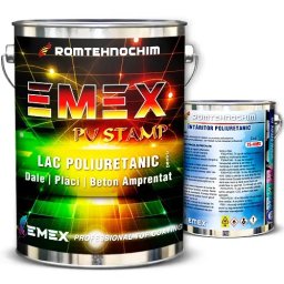 Pachet lac poliuretanic beton amprentat "Emex PU Stamp