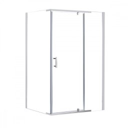 Cabina de duș Leziter GALS80120 Galatro cu ușă asimetrică, cu dimensiunile de 80x120x195 cm