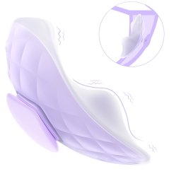 Sex HD - vibrator pentru chiloți, purtabil, cu telecomandă (mov)