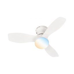 Brilo - Ventilator de tavan LED reglabil PAN LED/15W/230V 3000-6500K alb+telecomandă