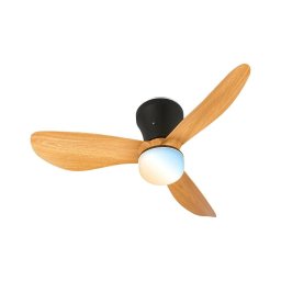Brilo - Ventilator de tavan LED dimabil LUFITO LED/15W/230V 3000/4000/6000K bej+telecomandă
