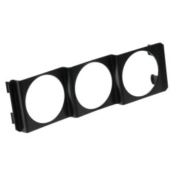 Panou auto de bord pentru 3 instrumente 52 mm, montaj în locas radio