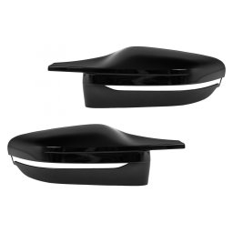 Capace oglinzi BMW Seria 3 G20 G21 G28 M Sport, negru lucios, LHD