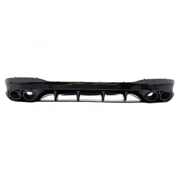 Difuzor bara spate Mercedes CLA C118/X118 CLA45S cu ornamente evacuare