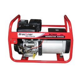 Aparat de sudura 200A cu generator 5 kW, motor benzina 15 CP, Breckner