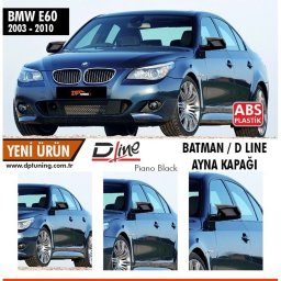 Capace oglinzi Batman BMW Seria 5 E60 2003-2010, negru pian