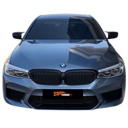 Capac oglinda BMW Seria 5 G30 Batman negru lucios, 2017+