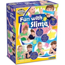 Set experimente slime pentru copii 8+ cu 36 piese si 6 activitati STEM