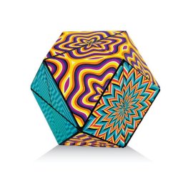 Jucarie senzoriala antistres Hexagon Magic, puzzle flexibil Brainstorm