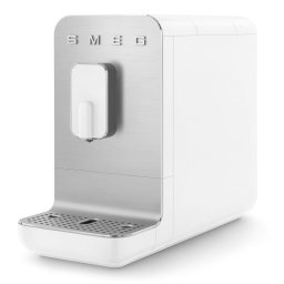 Espressor automat SMEG Collezione BCC11WHMEU, 1350 W, 19 bar, 1,4 l, 8 functii, Rasnita incorporata, Alb