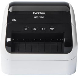 Imprimantă termică pentru etichete Brother QL-1100CYJ1, Monocrom, Banda 103.6 mm, Alb