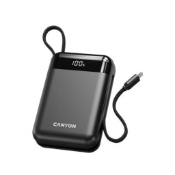 Baterie portabila CANYON CNS-CPB204B, 20000 mah, 1 x Lightning, 2 x USB-C, 1 x USB-A, Black