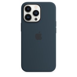Husa Original Silicon iPhone 13 Pro Max, MagSafe, Abyss Blue