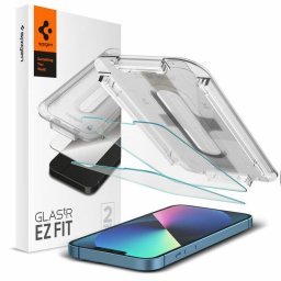 Folie pentru iPhone 13 mini (set 2) - Spigen Glas.TR EZ FIT - Clear