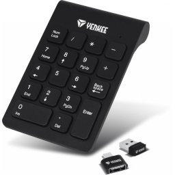 Tastatura numerica fara fir YKB 4020 Negru