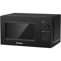 Cuptor cu microunde 20 l, Control mecanic, 700 W, Negru