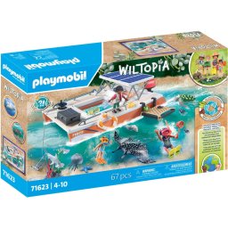 PLAYMOBIL 71623 Wiltopia Coral Reef Platform, construction toy