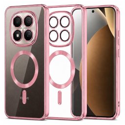 Husa Husa pentru Xiaomi Redmi Note 15 Pro+ 5G / Poco M8 Pro 5G - Techsuit Luxury Crystal MagSafe - Pink