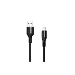 Cablu USB 2.0 A tata - Lightning Choetech XAL-0003-BK 1m 2.4A silicon negru