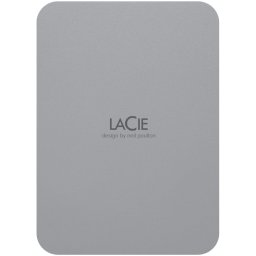 HDD Extern LaCie Mobile Drive Secure 2TB, USB 3.1 Type C, Up to 130MB/s, Password protection, Rescue Data Recovery Services 3 ani, Space Gray