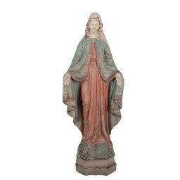 Figurina Fecioara Maria ceramica multicolora 24x16x63 cm