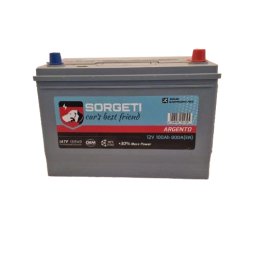 Baterie auto 100Ah Sorgeti Argento Asia 306x175x220 700A 12V, polaritate normala