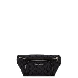 KARL LAGERFELD Geantă mică K/Monogram Jacquard Bumbag B3M30250 999 black