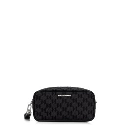 KARL LAGERFELD Geantă mică K/Monogram Jacquard Washbag B3M32069 999 black