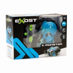 Masina cu telecomanda Exost X-Monster albastra, 2.4 GHz, 5+ ani
