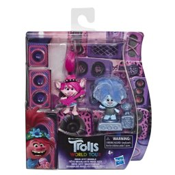 Set 2 figurine Trolls World Tour Rock City Bobble, Hasbro