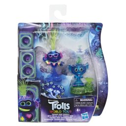 Set 2 figurine Trolls World Tour Techno Reef Bobble Hasbro