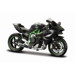 Motocicleta metalica Maisto Kawasaki Ninja H2R cu stand, scara 1:18