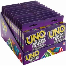 Carti de joc UNO Flip Side Mattel, multicolor, 2-10 jucatori, 7+ ani