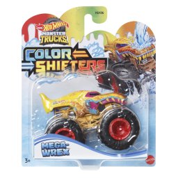 Hot Wheels Monster Truck Mega Wrex Color Shifters, scara 1:64