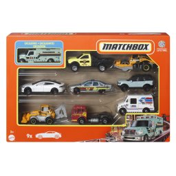 Set 9 masinute Matchbox International Ambulance, vehicule metalice