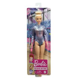 Papusa Barbie gimnasta blonda cu accesorii pentru joc creativ