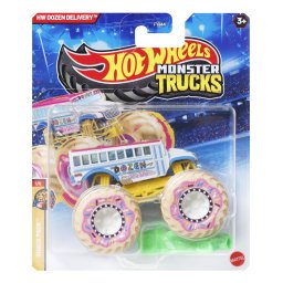Masinuta Hot Wheels Monster Trucks Dozen Delivery, scara 1:64