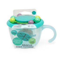 Recipient pentru gustari bebe Melii Abacus albastru, anti-varsare