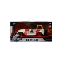 Masinuta metalica Jeep Wrangler Jurassic Park, scara 1:32