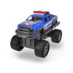 Masina de teren din metal albastra Rally Monster, 15 cm, cu suspensii