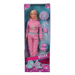 Papusa Steffi Love in trening roz cu accesorii, 29 cm