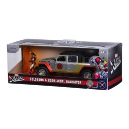 Set Marvel Jeep Gladiator metalic 1:32 cu figurina Colossus